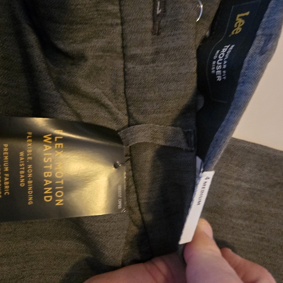 NWT Lee Plus Ultra Lux Comfort Trouser Pants - Black - 18W Medium - Picture 8 of 8